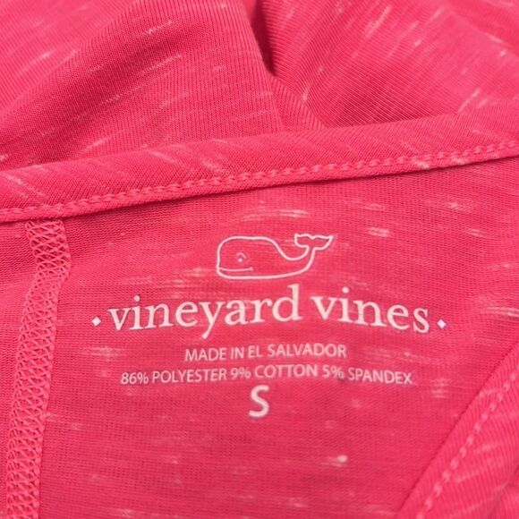 Vineyard Vines vintage whale hot pink tank top Size S New - Picture 6 of 8